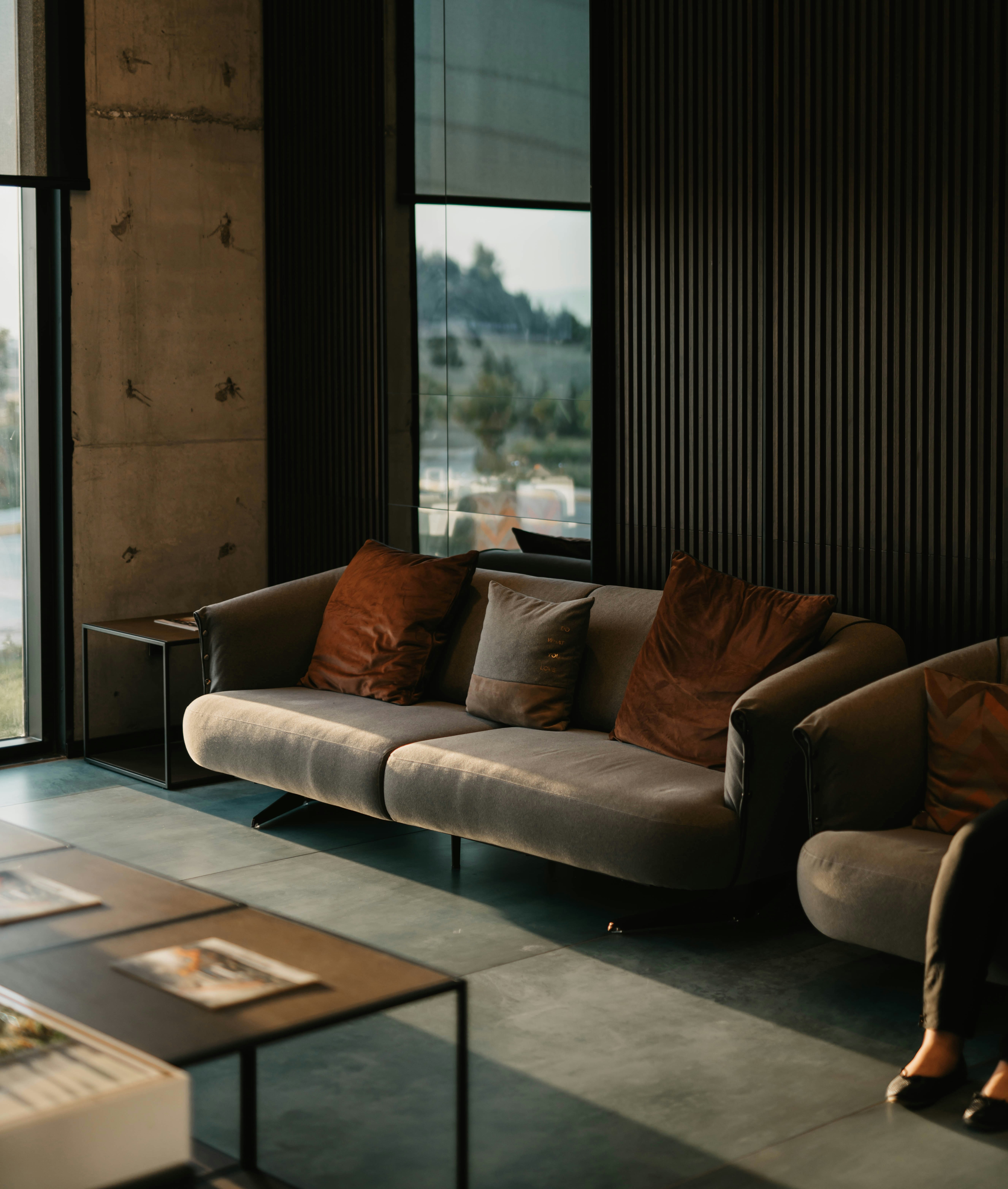 Modern luxury living room interior